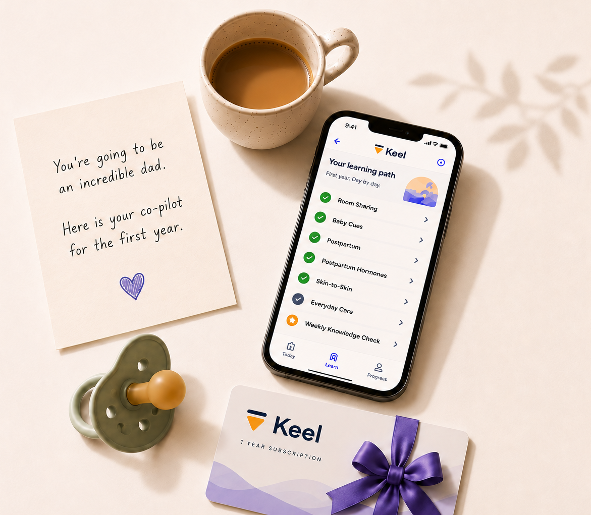 Keel — a year of guidance for new dads